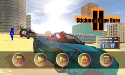 火柴人绳索英雄3内置功能菜单版