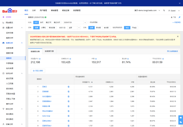 百度统计怎么屏蔽(排除)搜索词