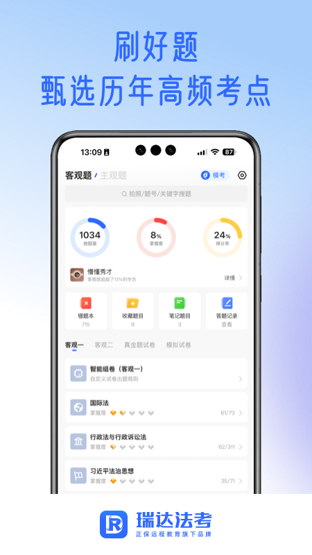 瑞达法考app