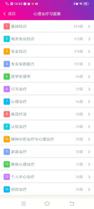 心理治疗中级总题库