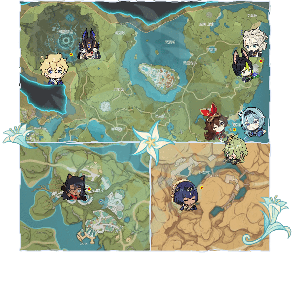 《原神》风花节人物彩蛋与位置大全