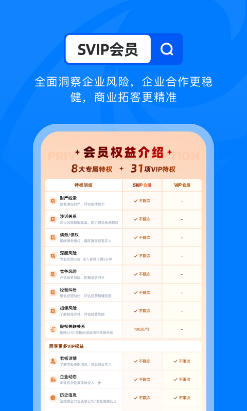 天眼查企业信用查询app