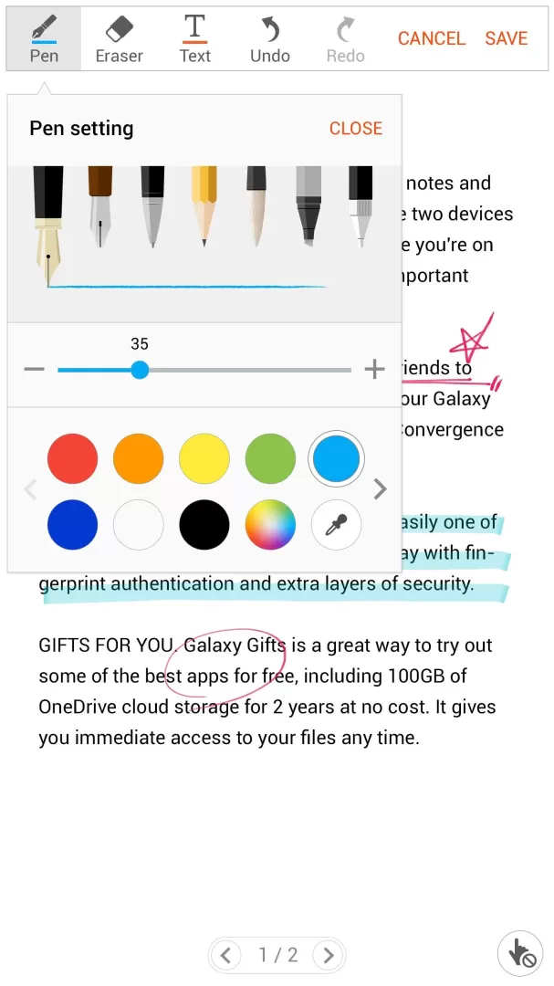 Write on PDF
