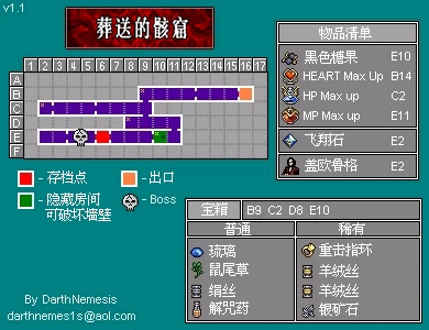 《恶魔城》被夺走的刻印全收集攻略