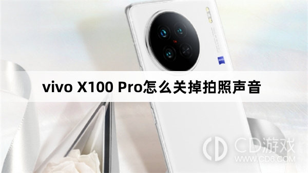 vivo X100 Pro关掉拍照声音方法