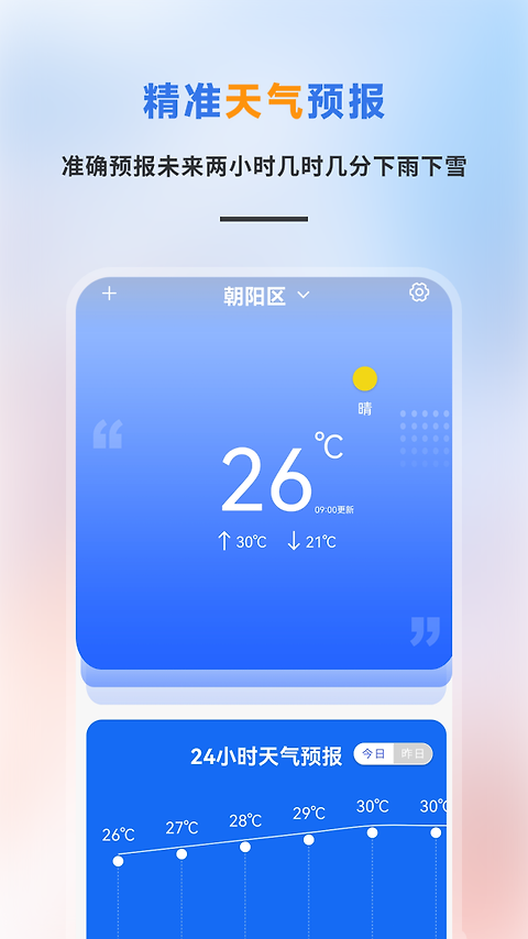 精准天气预报