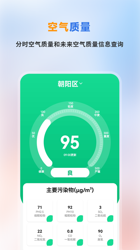 精准天气预报