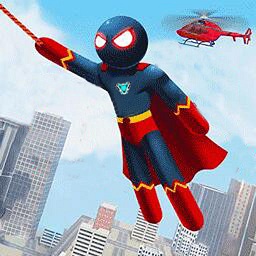 城市火柴人蜘蛛英雄无敌版