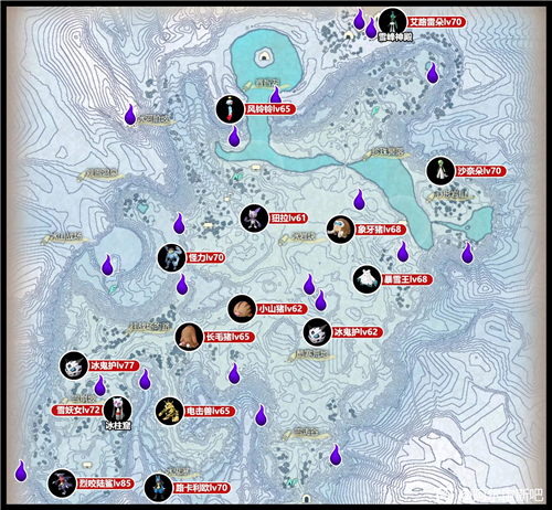 《宝可梦传说》阿尔宙斯头目分布位置图