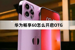 华为畅享60开启OTG方法