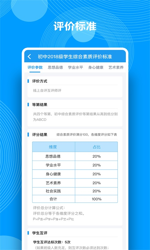 综合素质评价最新版