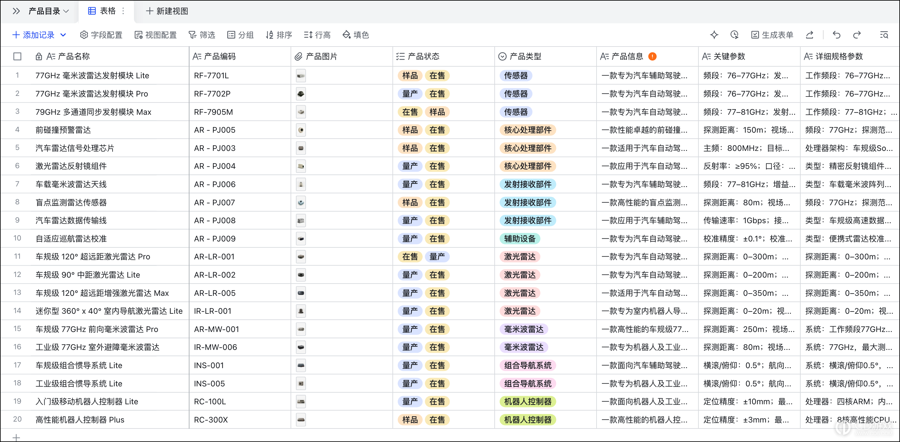 飞书多维表格怎么用AI生成页面