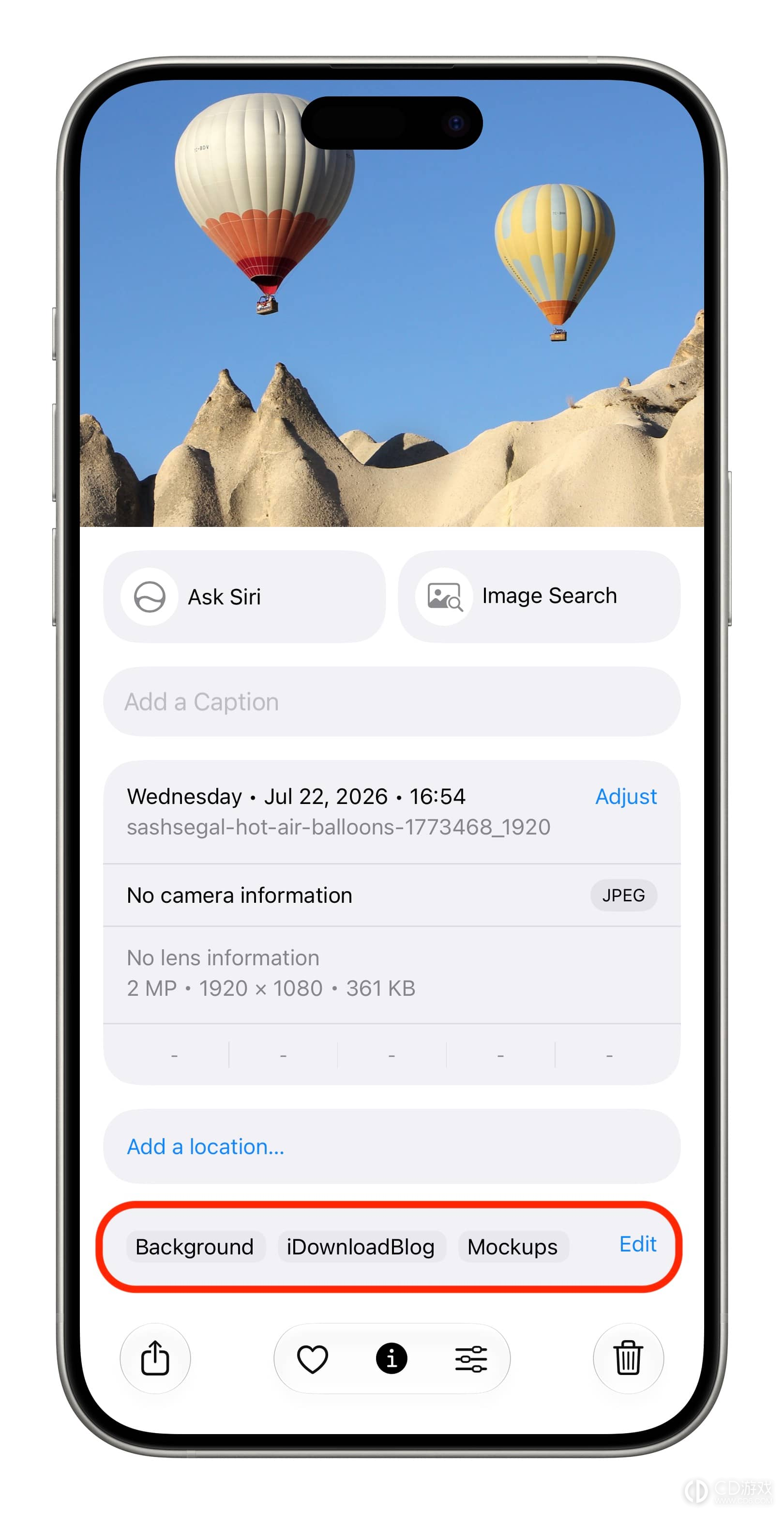iPhone怎么用关键词整理照片