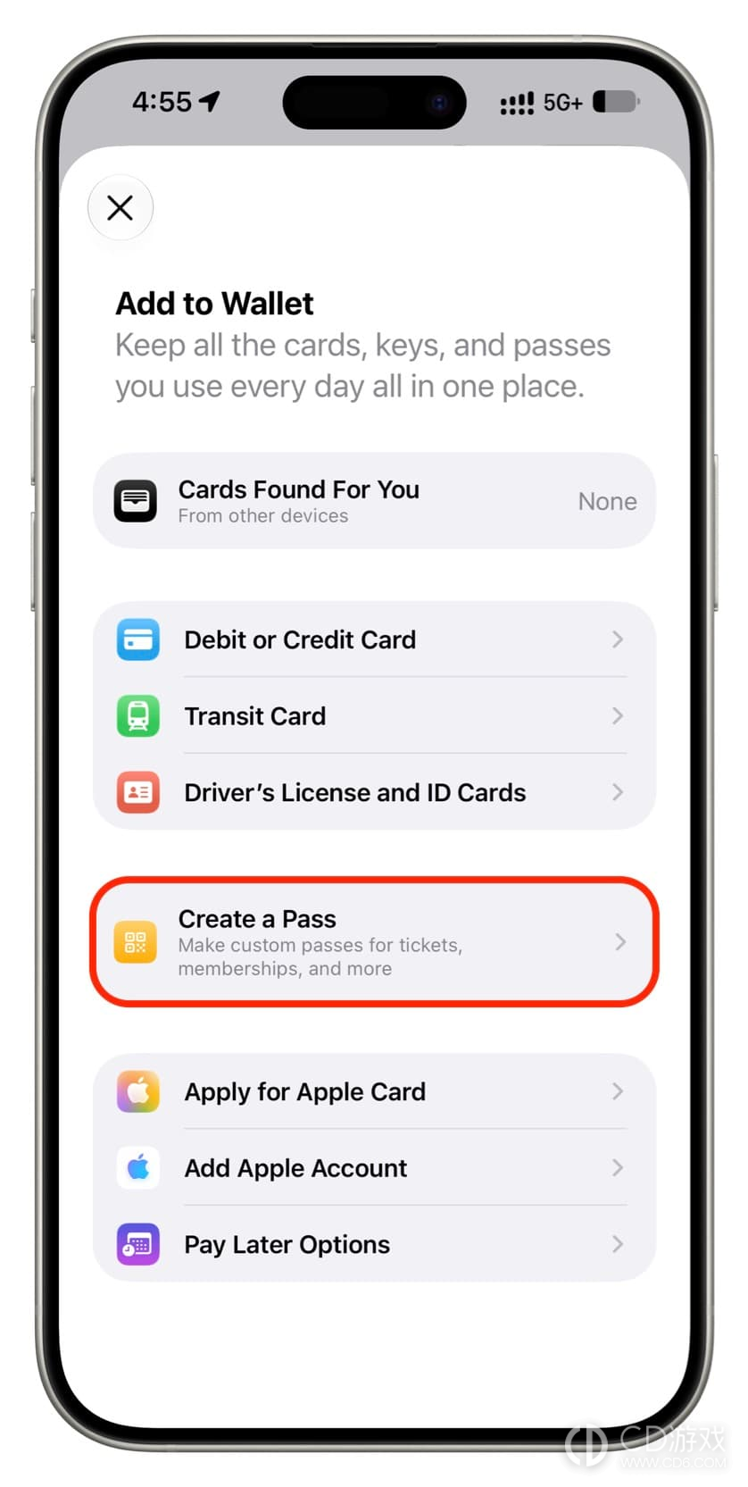 iPhone钱包怎么手动添加会员卡