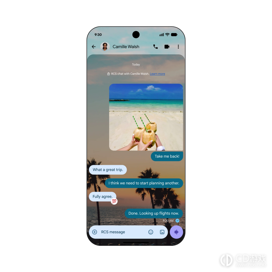 Google Messages怎么更换聊天背景图片