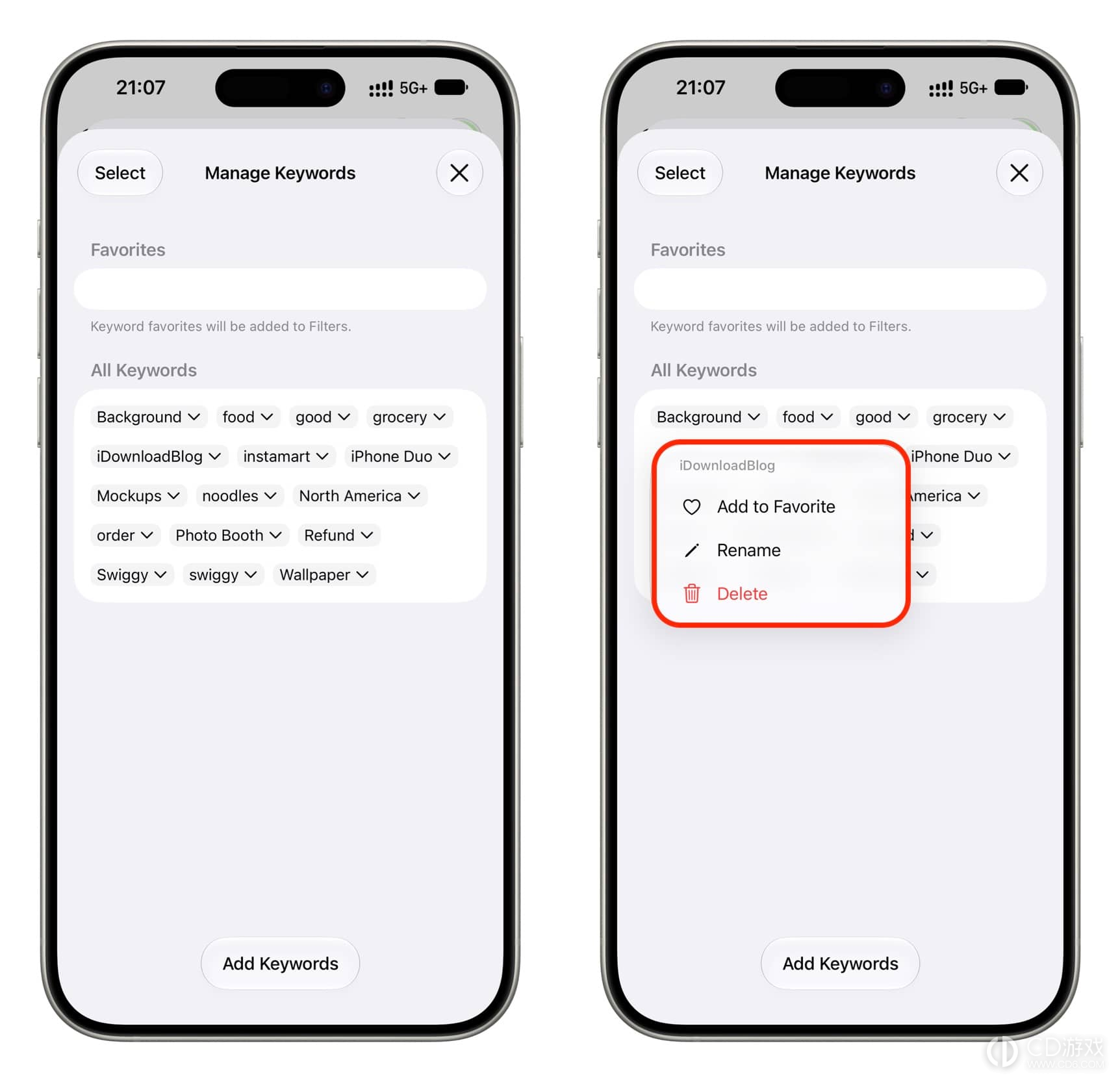 iPhone怎么用关键词整理照片