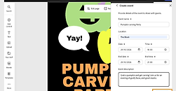 Adobe Express怎么制作能接收回复的活动邀请函
