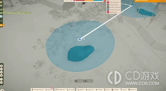 《动物园之星2》水池怎么建：挖地、注水与过滤设备连接步骤