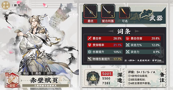 《物华弥新》太阳神鸟怎么配队:轻锐追击与平民替代