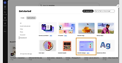 Adobe Express怎么用文字生成网页