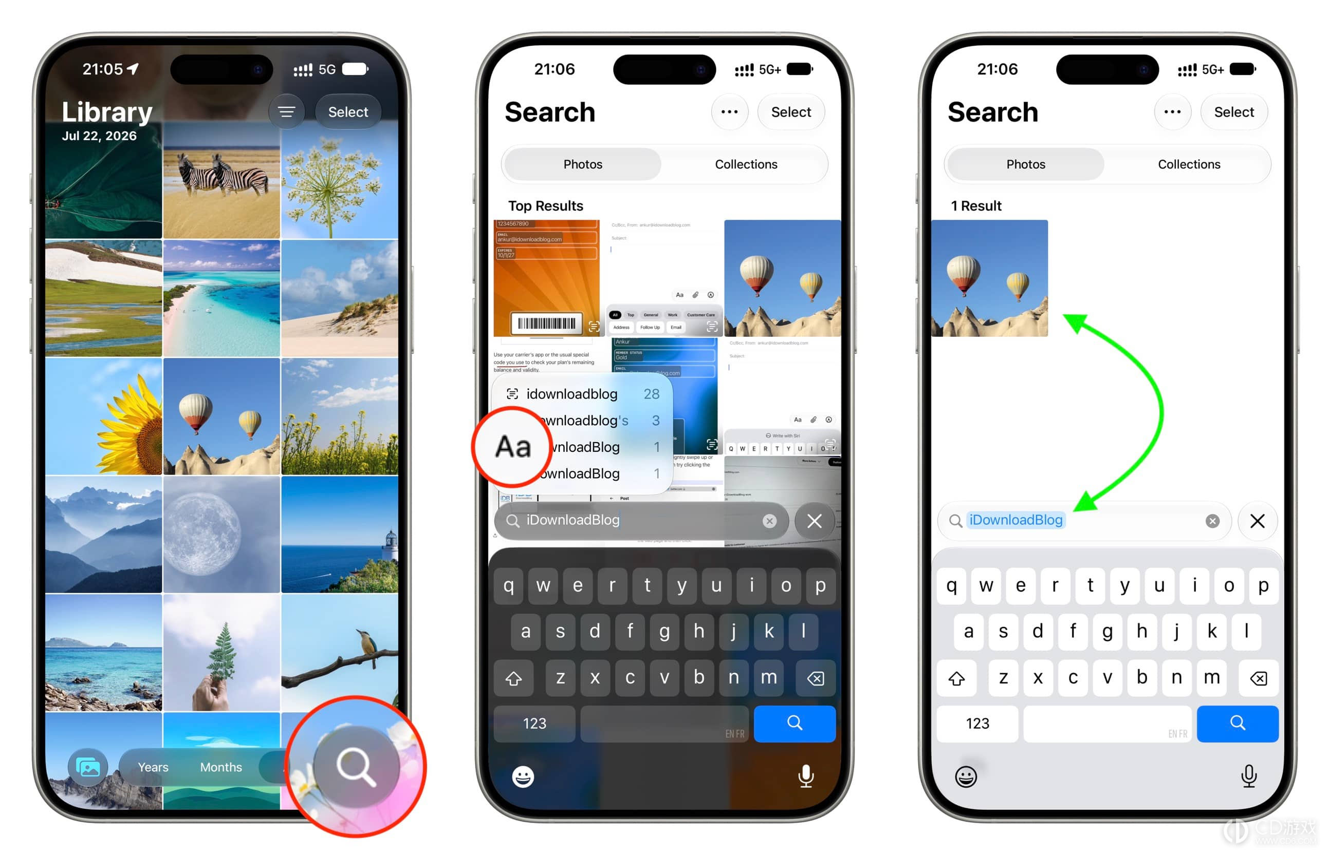 iPhone怎么用关键词整理照片