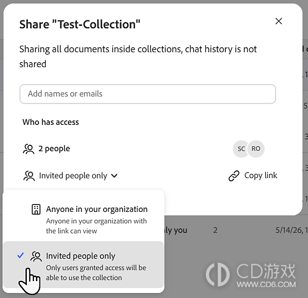 Acrobat知识库怎么撤回收藏集访问权限